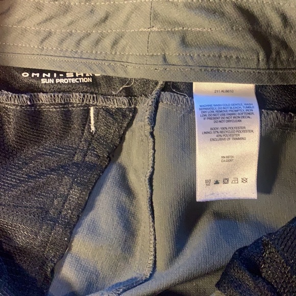 Columbia Convertible Pants Zip Shorts Omni Shade Sun Protection - Picture 7 of 7